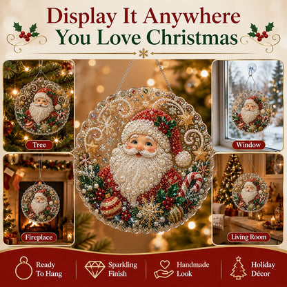 🎄 LIMITED TIME!! 49% OFF – ✨ Christmas Pearl Diamond Art Hanging Ornament Kit