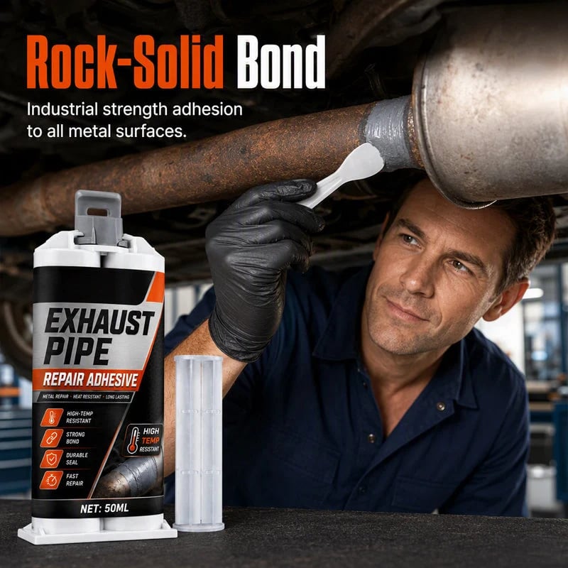 🥳2026 HOT SALE🥳💞50K+ SOLD! ⭐🔧 50% OFF! High Temp Exhaust Pipe Repair Glue