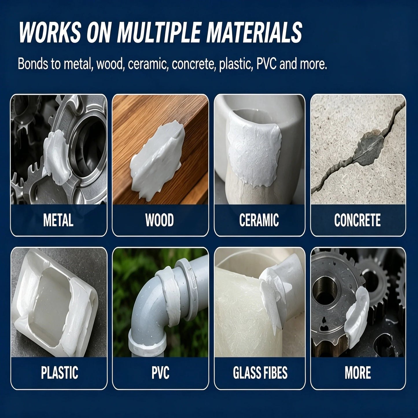 💥SAVE 50% NOW🏠Steel Reinforced Epoxy Repair Putty