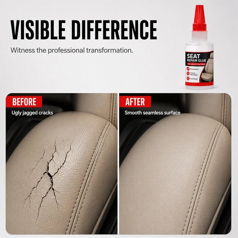 🚗50% OFF NOW! Quick Dry Car Seat Leather Repair Glue