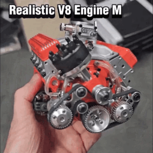 🎉Last Day Promotion 50% OFF 🔥 - Gasoline OHV V8 Small-block Engine Model Kits