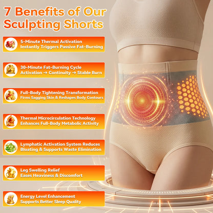 Official Brand Store |💜💜 2026 Moringa & Berberine 4-In-1 Micro-Particle Sculpting & Fat-Burn Shorts