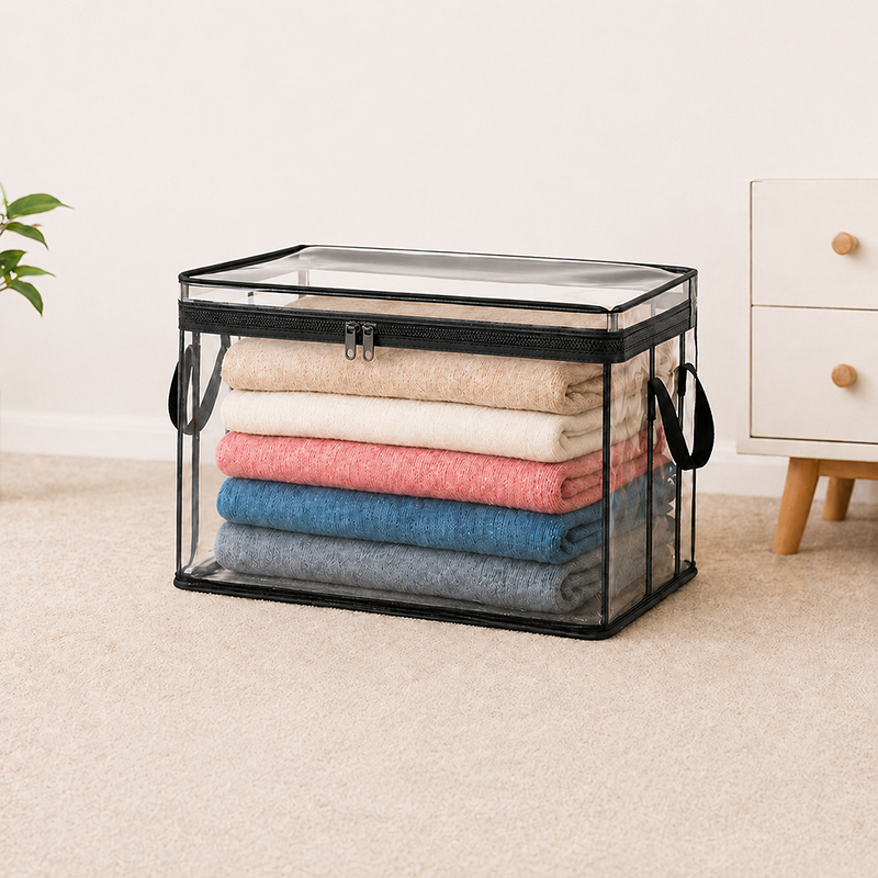 🔥Last Day 49% OFF📦Portable Large Heavy-Duty Thick Plastic Clear Storage Box