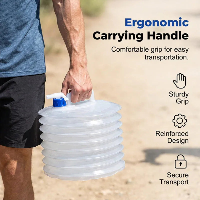 🔥LAST DAY 50% OFF - 🚿Collapsible Food-Grade Water Container with Leak-Proof Spigot