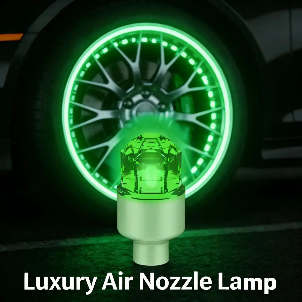 ✨ Motion-Activated LED Tire Valve Caps – TopSpire® Waterproof Auto-Glow Wheel Lights 🚗💥