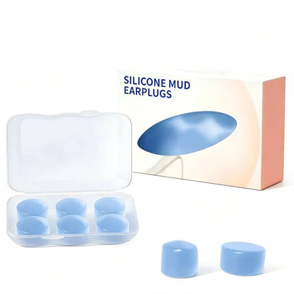 💥Moldable Silicone Mud Earplugs💕