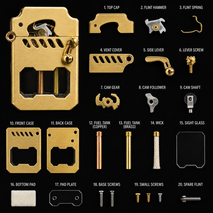 Aegiri "AeroFluid" Mechanical Lighter