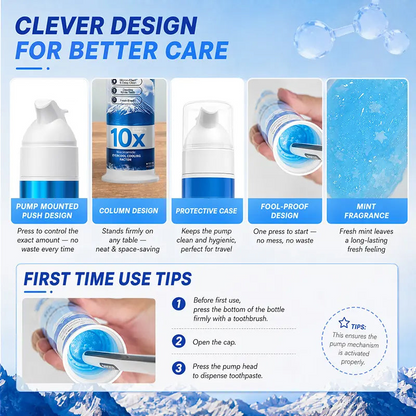 🦷✨Niacinamide Foaming🫧 Whitening Toothpaste 10X