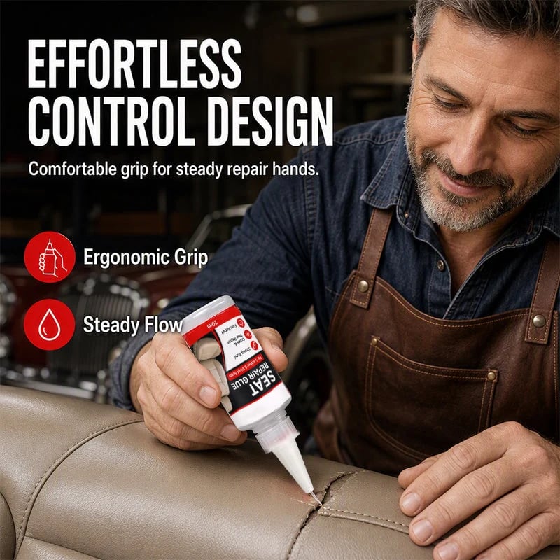 🚗50% OFF NOW! Quick Dry Car Seat Leather Repair Glue