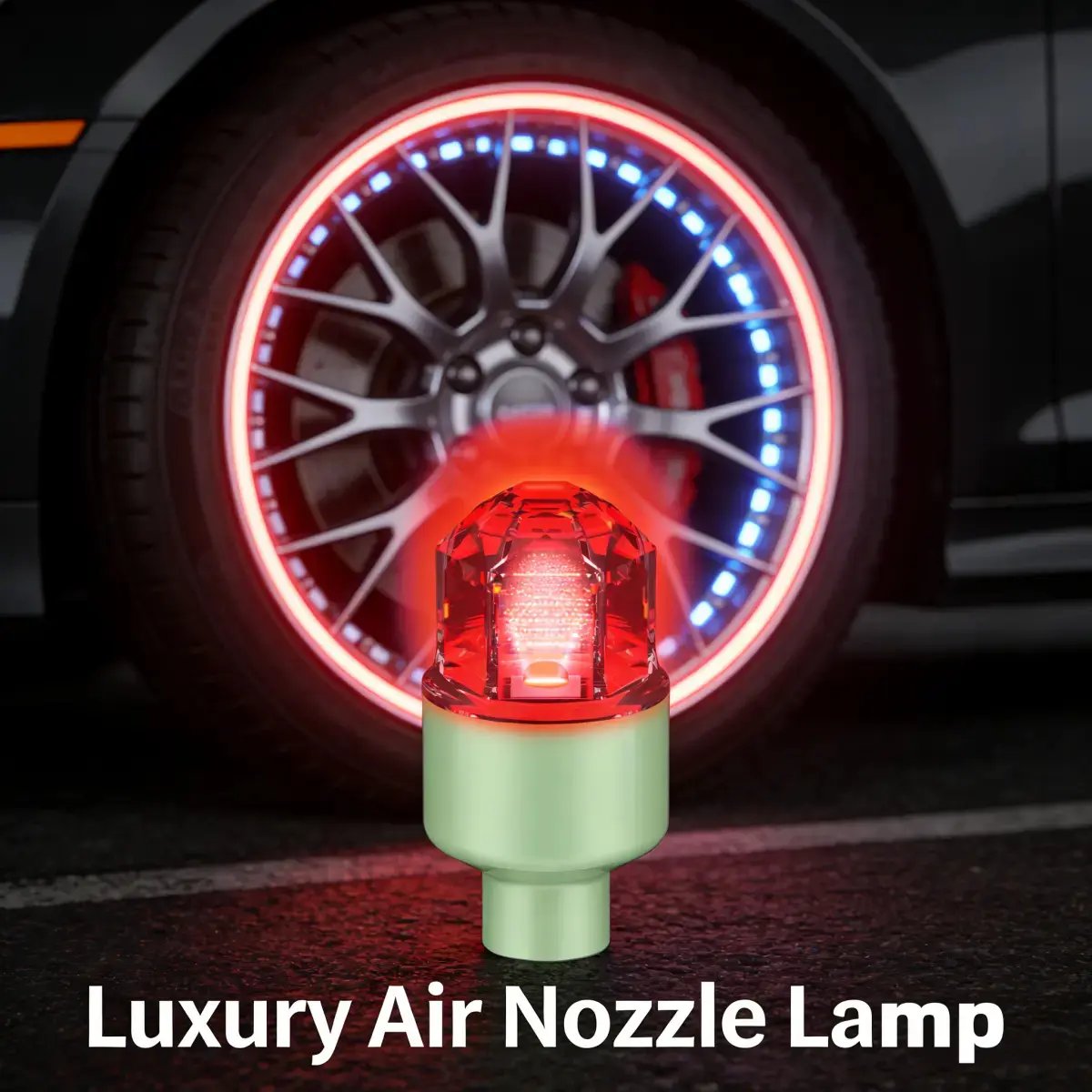 ✨ Motion-Activated LED Tire Valve Caps – TopSpire® Waterproof Auto-Glow Wheel Lights 🚗💥