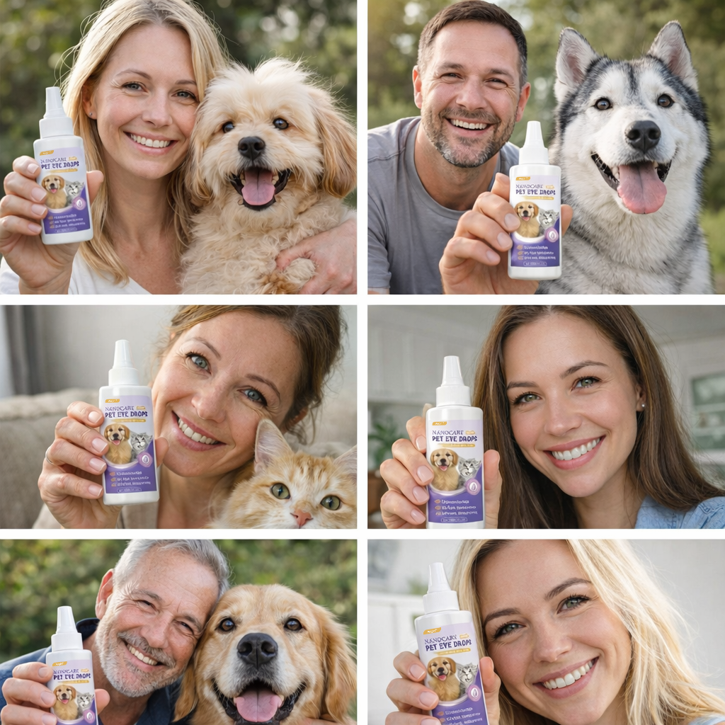 aegiri NanoCare Pet Eye Drops-Relieves Conjunctivitis, Dry Eyes, Cataracts, and Keratitis