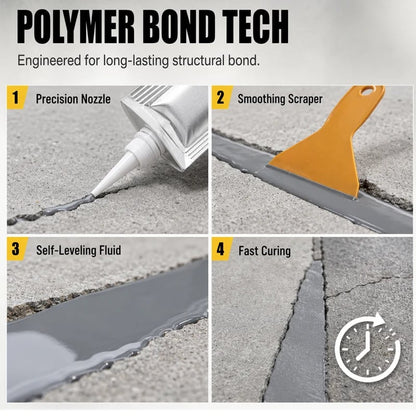 ⏳Time-Limited Special⏰ Waterproof Concrete Crack Filler for Indoor & Outdoor Use