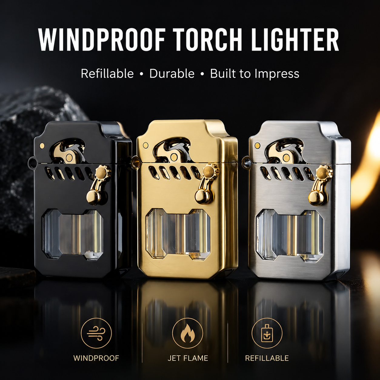 Aegiri "AeroFluid" Mechanical Lighter