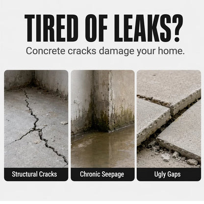 ⏳Time-Limited Special⏰ Waterproof Concrete Crack Filler for Indoor & Outdoor Use