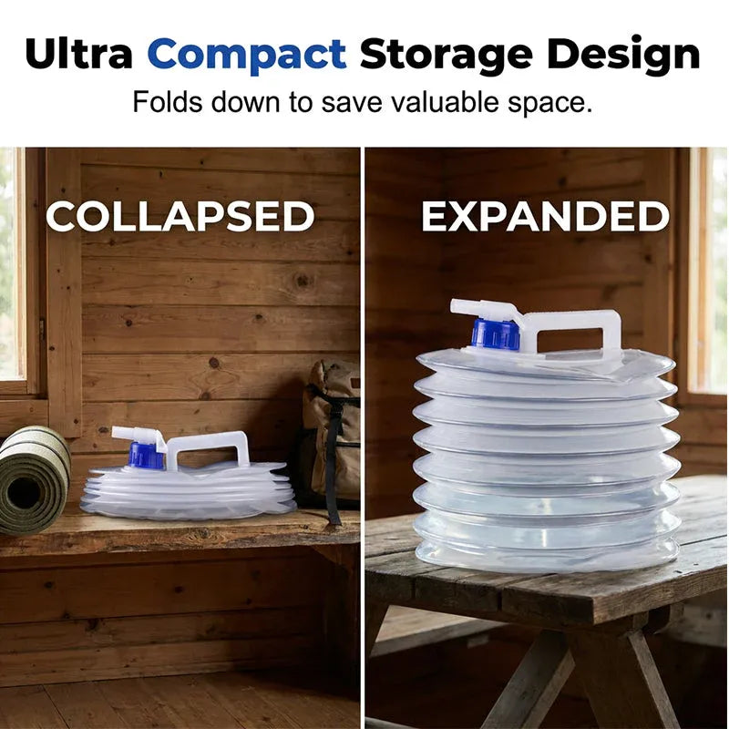 🔥LAST DAY 50% OFF - 🚿Collapsible Food-Grade Water Container with Leak-Proof Spigot