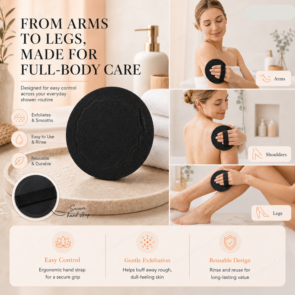 🥳2026 HOT SALE💞50K+ SOLD! Scrub Bath Pads – Gently exfoliate, unclog pores, reveal brighter skin. ✨🛀