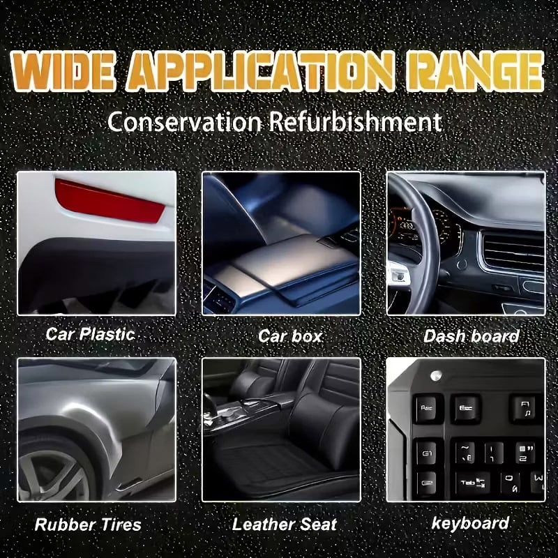 Premium Tire Coating & Trim Restorer: TopSpire® Bring Back the Original Deep Black Shine to Rubber and Plastic