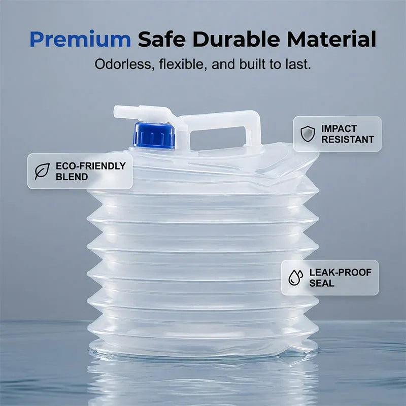🔥LAST DAY 50% OFF - 🚿Collapsible Food-Grade Water Container with Leak-Proof Spigot