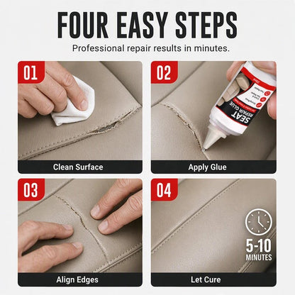 🚗50% OFF NOW! Quick Dry Car Seat Leather Repair Glue