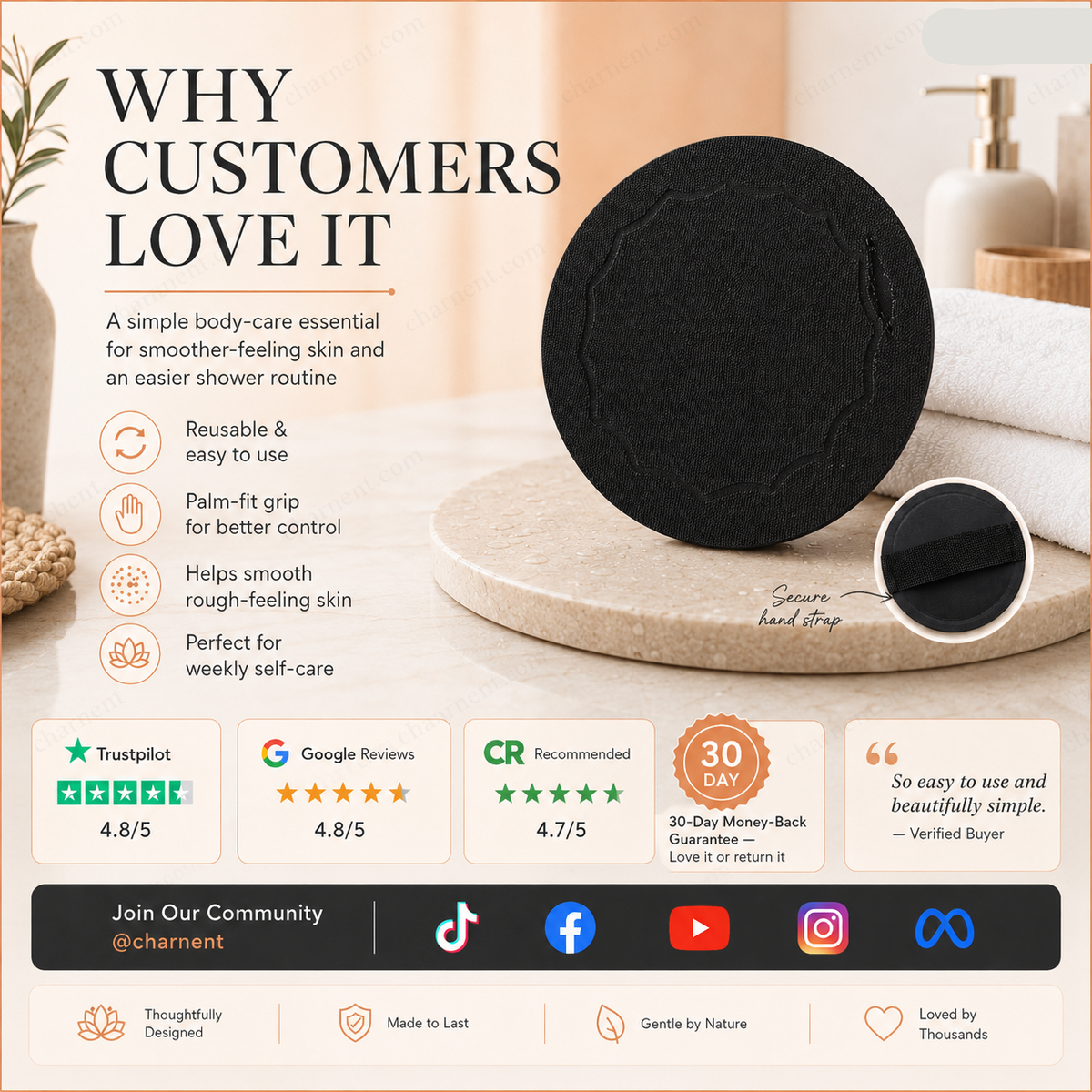 🥳2026 HOT SALE💞50K+ SOLD! Scrub Bath Pads – Gently exfoliate, unclog pores, reveal brighter skin. ✨🛀