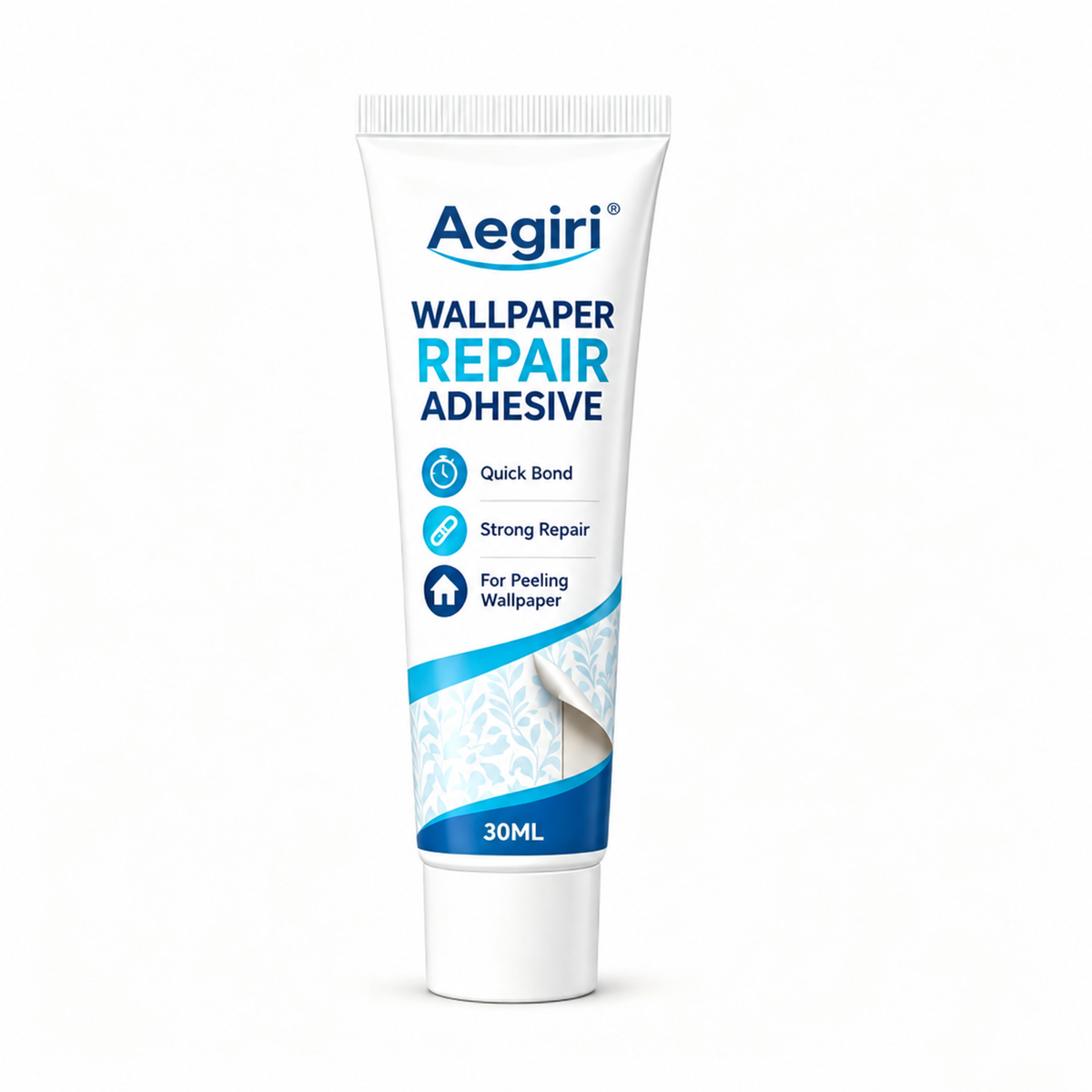 Heavy-Duty Wallpaper Repair Adhesive with Scraper