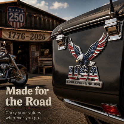 250th Anniversary 49% OFF - ★USA Faith, Family & Freedom★ Metal Emblem
