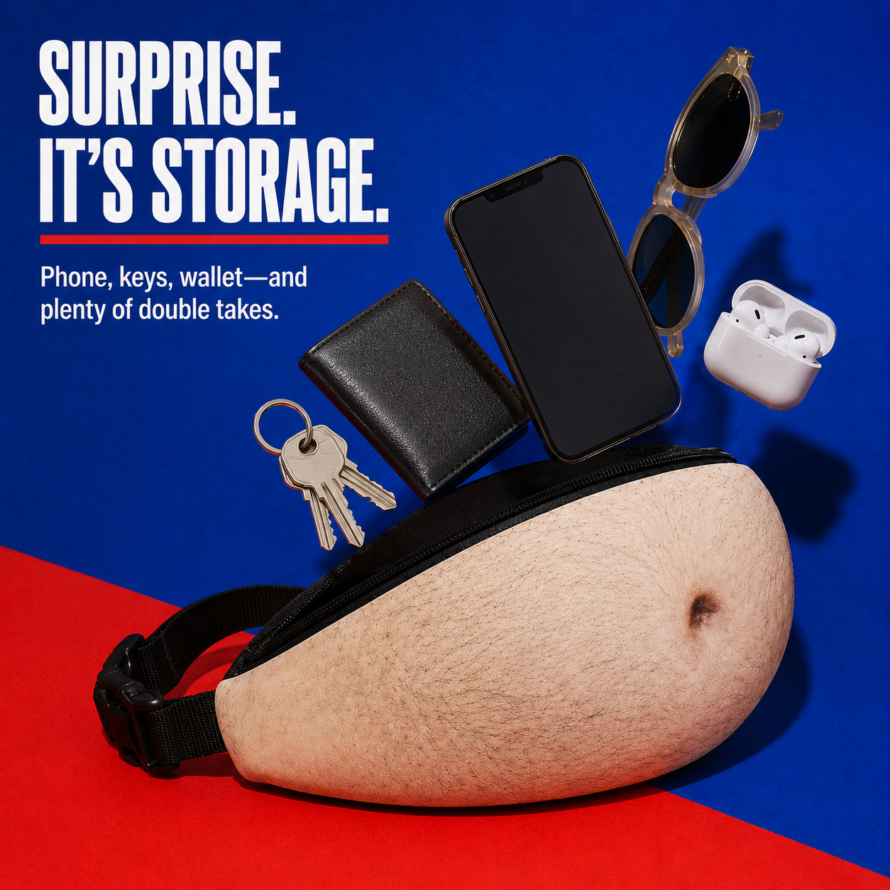 🔥 50% OFF TODAY🍺 Funny Beer Belly Fanny Pack