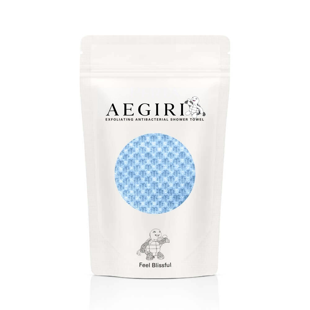 Aegiri Exfoliating Antibacterial Shower Towel