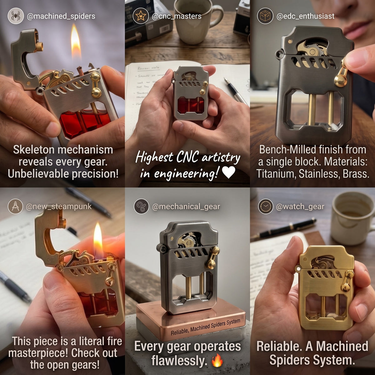 Aegiri "AeroFluid" Mechanical Lighter