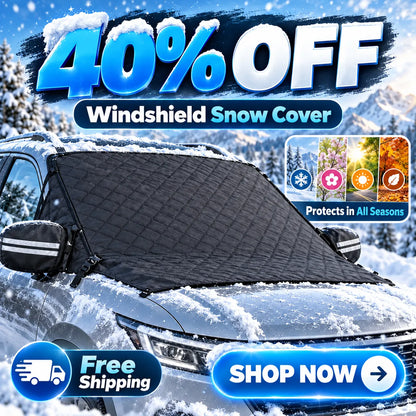 💞54K+ SOLD!🔥All-Season Windshield Snow Cover with Mirror Protection❄️