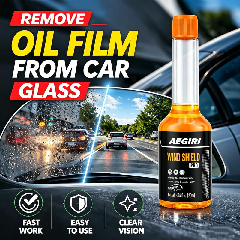 🚗5-in-1 Glass Cleaner – removes stains, oil film, insect glue, anti-freeze & hydrophobic. 💪