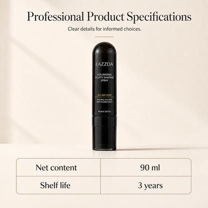 Fluffy Hair Shaping Spray Long Lasting Volumizing Mist with Peach Fragrance