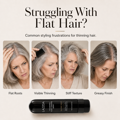 Fluffy Hair Shaping Spray Long Lasting Volumizing Mist with Peach Fragrance