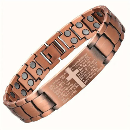 🔥🔥Copper magnetic bracelet--Relieve fatigue and promote blood circulation