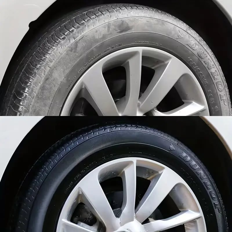 Premium Tire Coating & Trim Restorer: TopSpire® Bring Back the Original Deep Black Shine to Rubber and Plastic