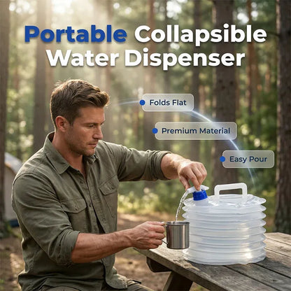 🔥LAST DAY 50% OFF - 🚿Collapsible Food-Grade Water Container with Leak-Proof Spigot