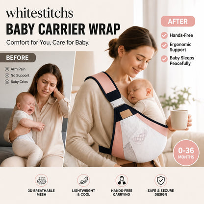 🎉 2026 Sale — Over 30,000 Sold! 👶 4-in-1 Breathable Baby Carrier✨