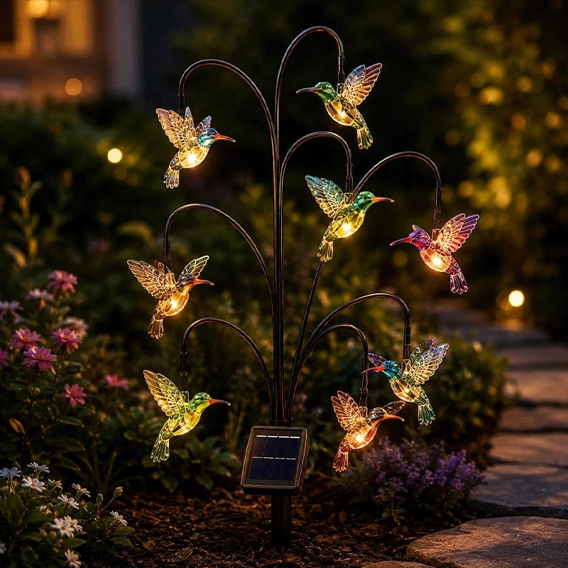🐦 Bird-Shaped Solar Stump Light-Perfect Garden Gift For Outdoor Lovers