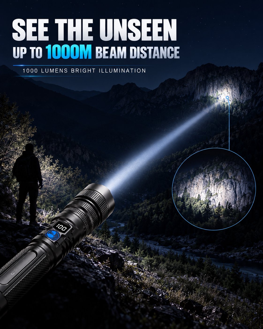 🔥HOT SALE 50% OFF💎 High-Power Flashlight
