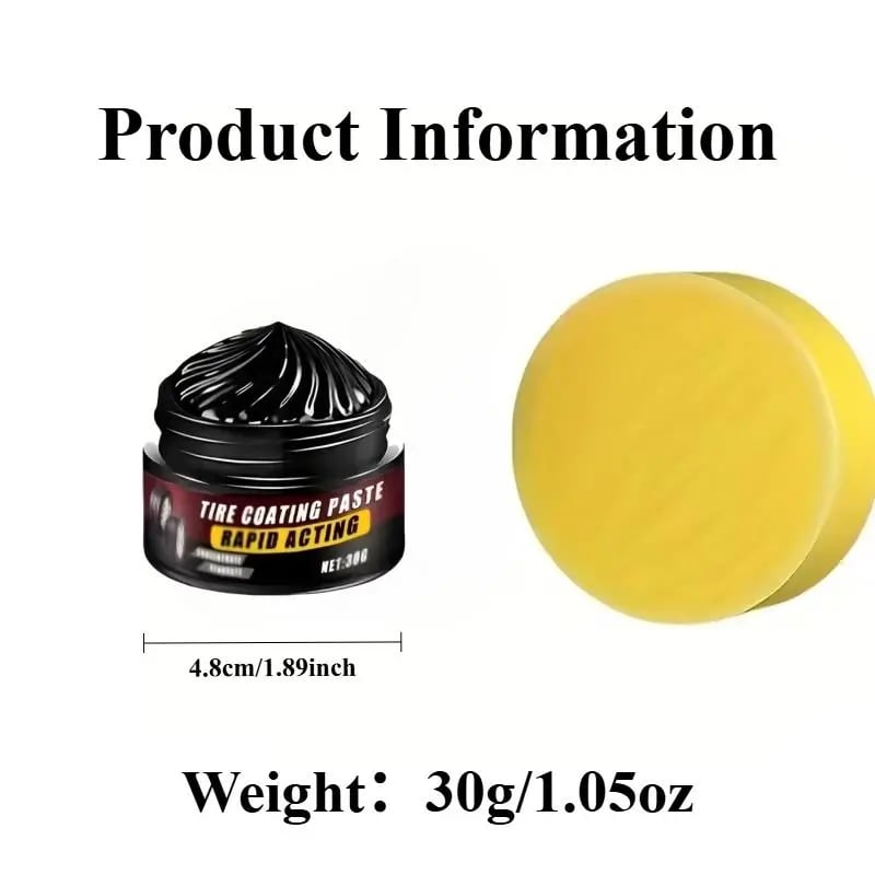 Premium Tire Coating & Trim Restorer: TopSpire® Bring Back the Original Deep Black Shine to Rubber and Plastic