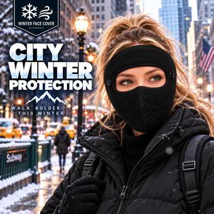 Winter Face Mask with Detachable Goggles, Windproof Thermal Fleece Lined Full Face Cover ❄️