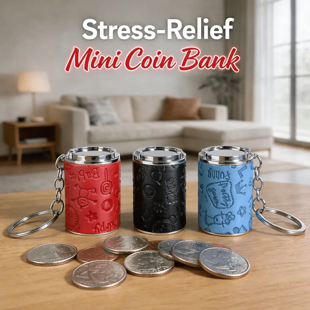🔥Mini Coin Storage Keychain – Compact, Durable, and Practical for Everyday Carry💫