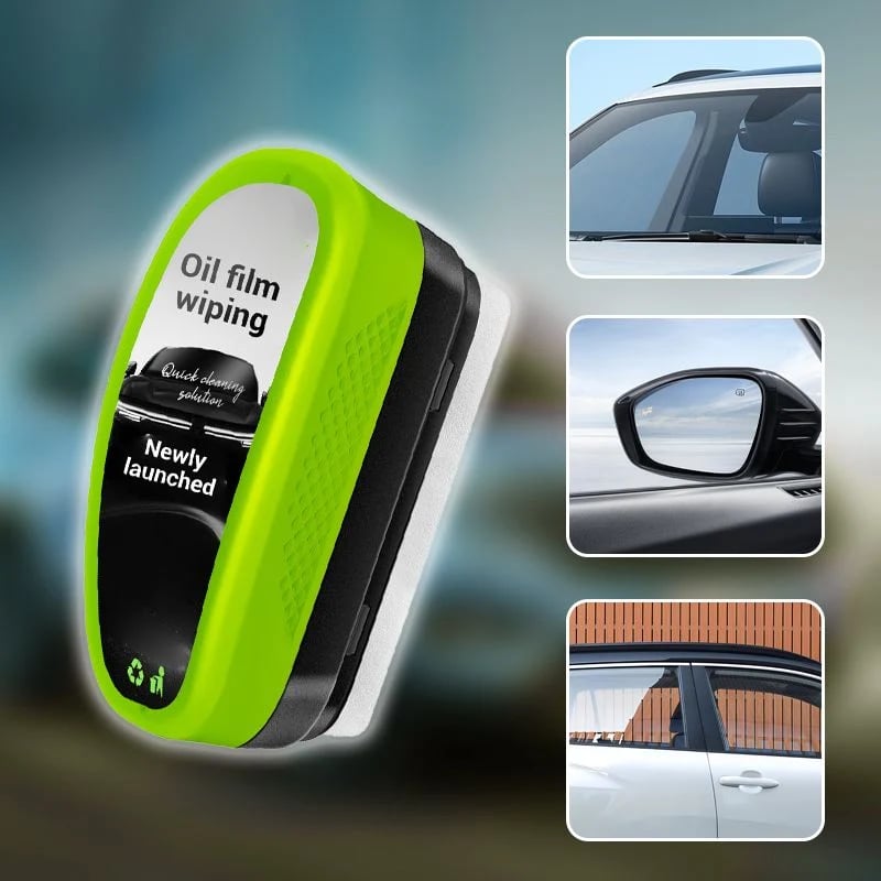 🔥Buy 2 Get 1 Free🚗 Windshield Oil Film Remover Brush – Clear Car Glass Cleaner