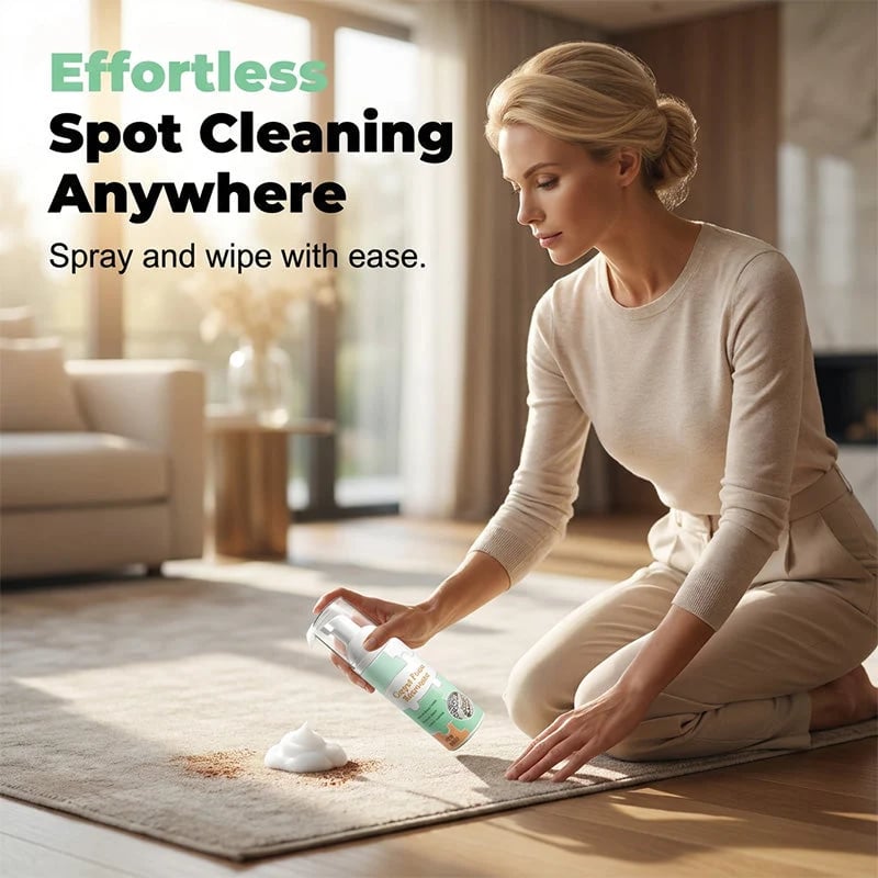 🔥🔥Waterless Carpet Foam Stain Remover with Towel