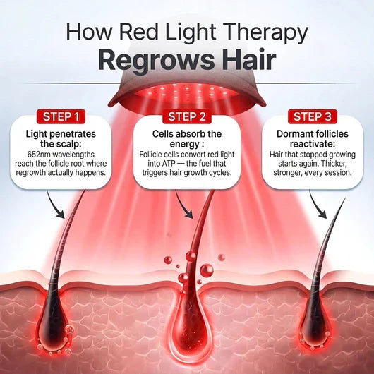 Red light therapy cap feature 3