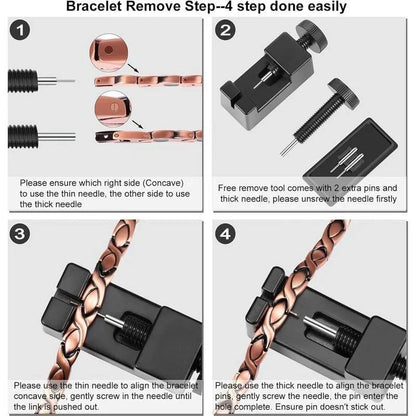 🔥🔥Copper magnetic bracelet--Relieve fatigue and promote blood circulation