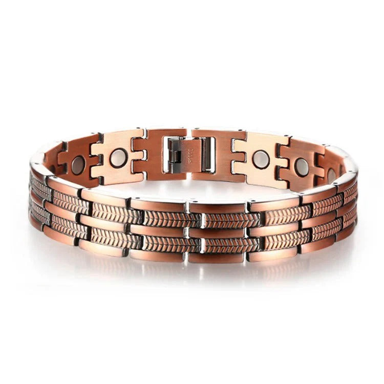 🔥🔥Copper magnetic bracelet--Relieve fatigue and promote blood circulation
