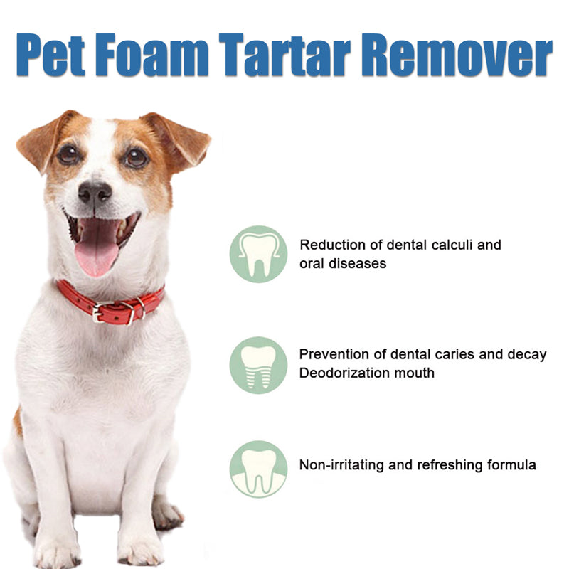 🐾 BUY 2 GET 1 FREE! ✨Pet Oral Care Foaming Tartar Remover
