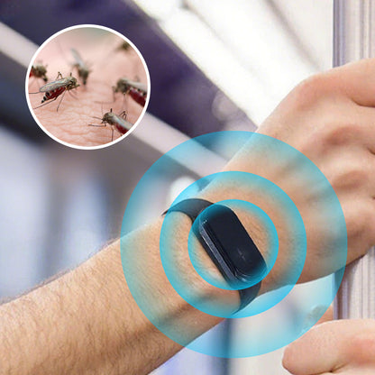 🛡️ 2026 Upgraded Ultrasonic Mosquito Repellent Bracelet - Powerful & Non-Toxic