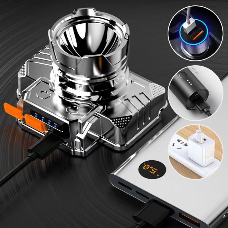 Portable Waterproof Smart LED Headlamp 🔦💧✨